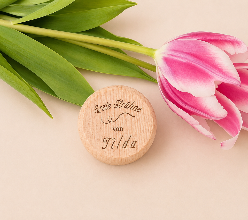 Harrsträhnenbox aus Holz