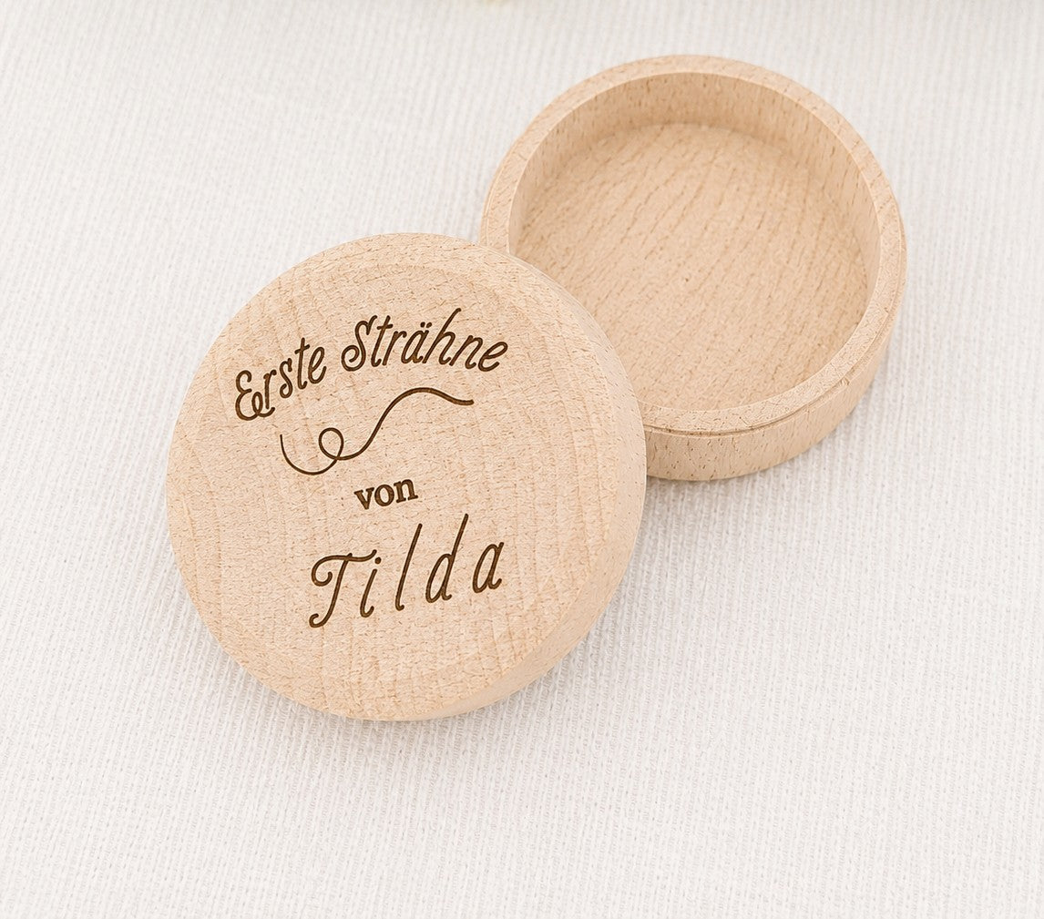 Harrsträhnenbox aus Holz